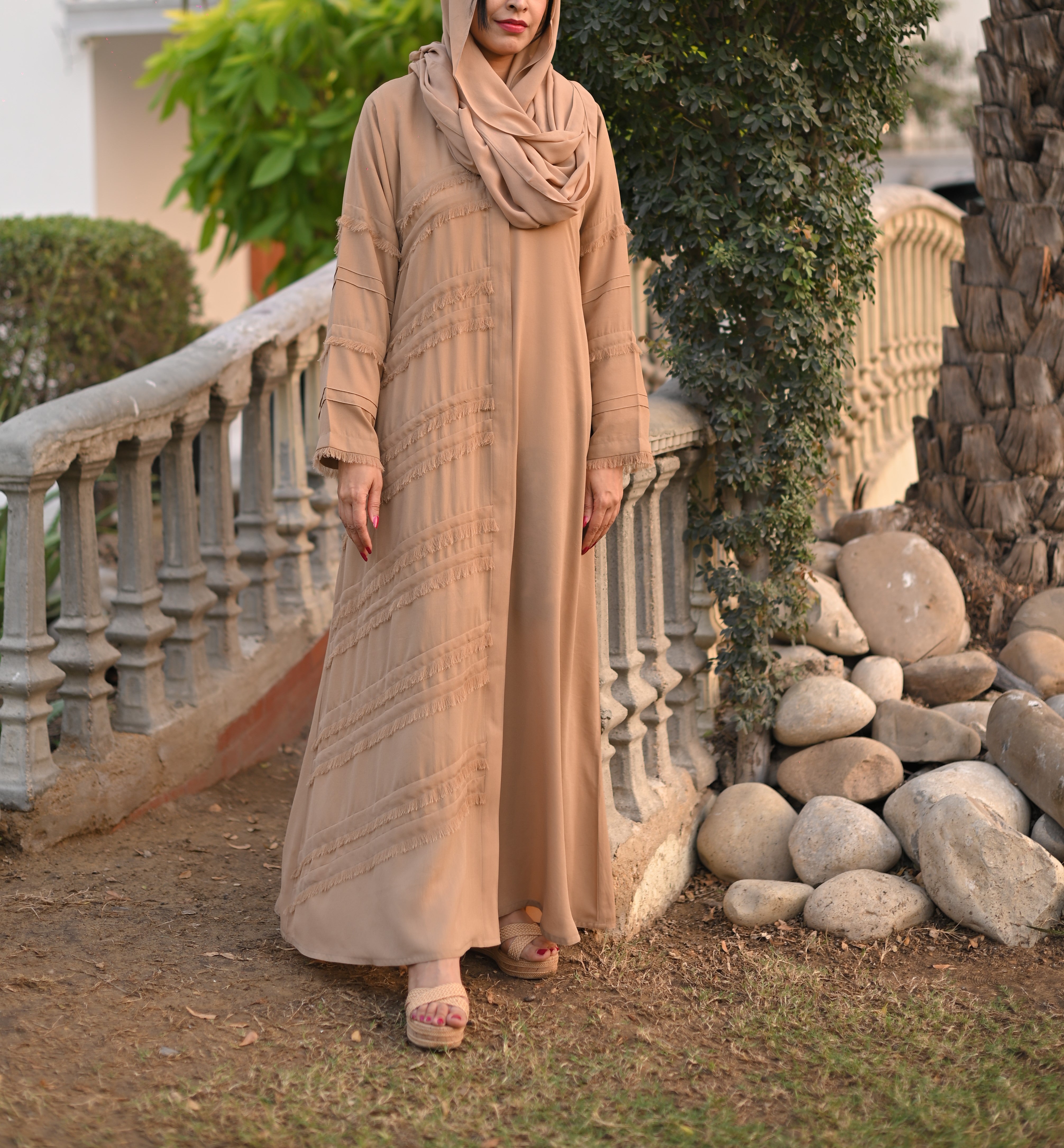 Camel abaya clearance